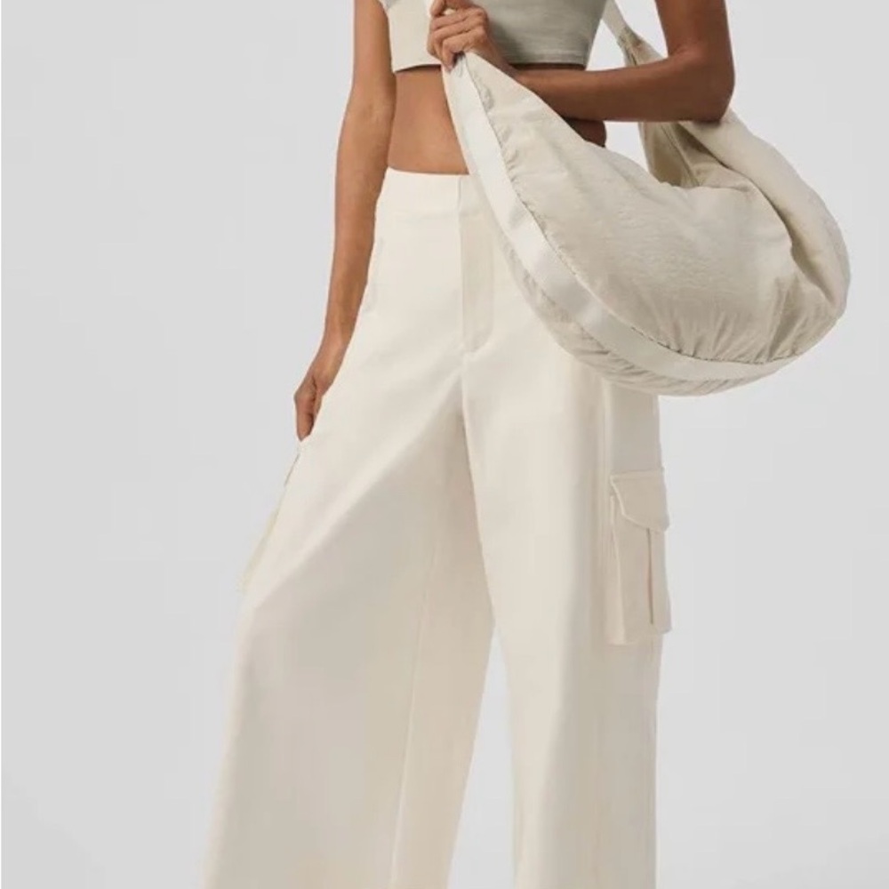 DO+BE Cream Wide-Leg Pants